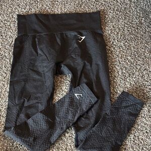 Gymshark Black Textured Leggings